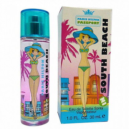 Paris Hilton Passport in South Beach 