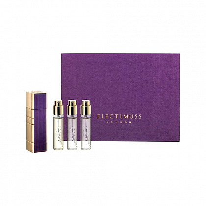 Electimuss Mixed Travel Set "Titus" (Black Caviar, Imperium, Patchouli of the Underworld) 3x10ml + кофр 